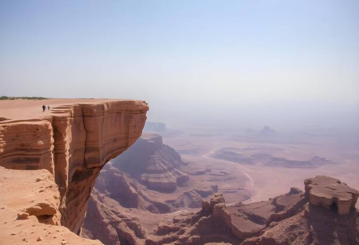 Exploring the Edge of the World Near Riyadh